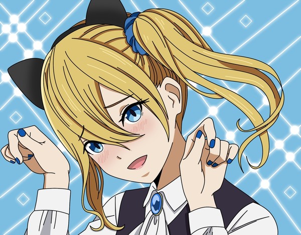 Colored Hayasaka with cat-ears