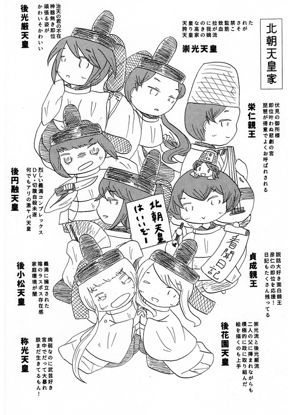 よくわかる北朝天皇家