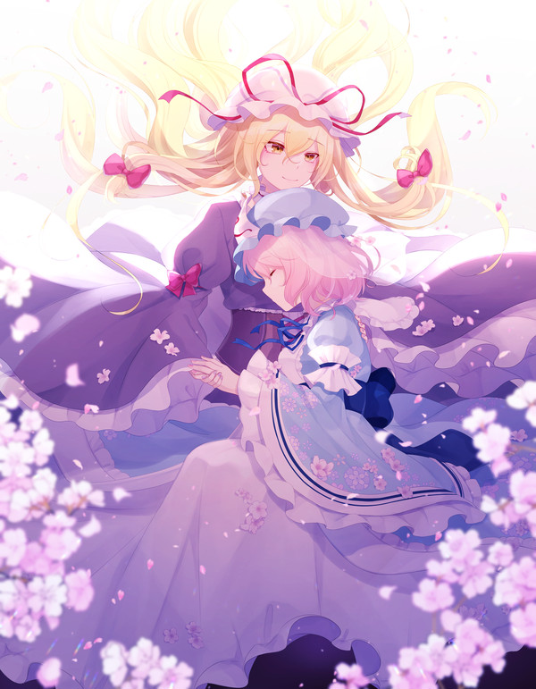スキマ妖怪と西行寺のお嬢様 - 1/1