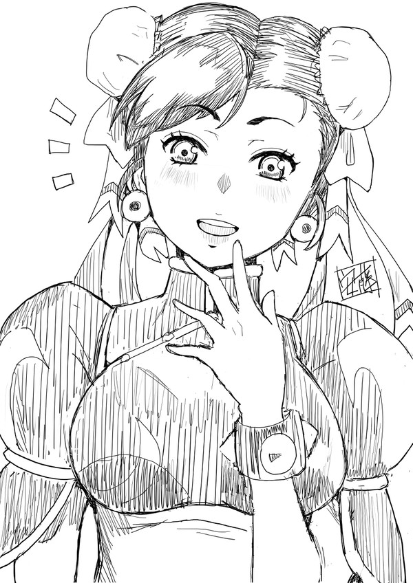 春麗 落書き