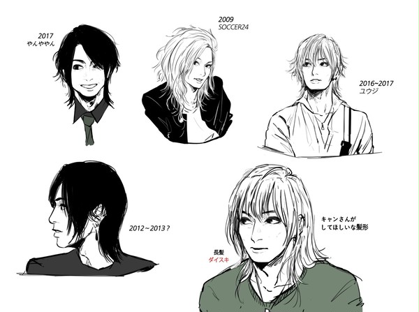 喜矢武さんを描いてみました