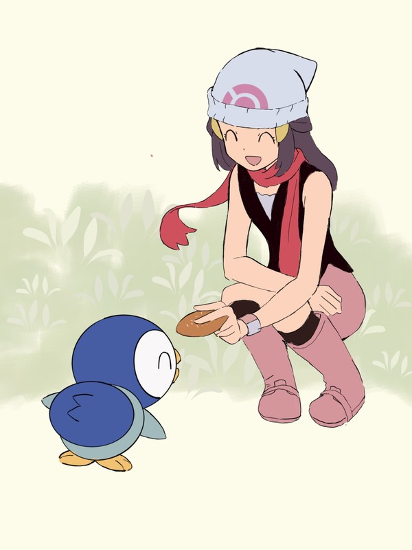 ダイパリメイク記念！ヒカリとポッチャマ