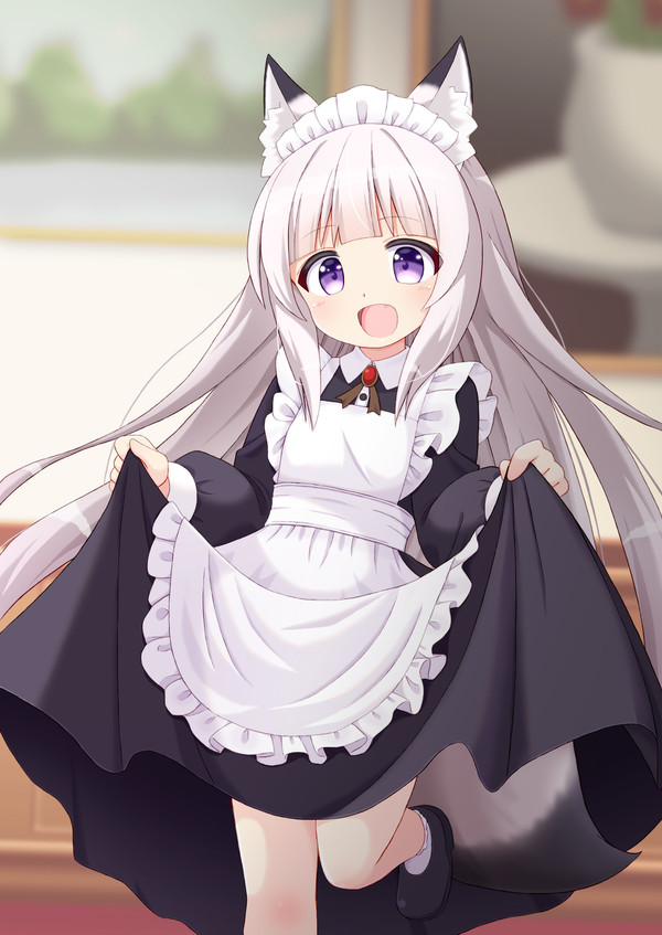 メイドさんの狐っ娘
