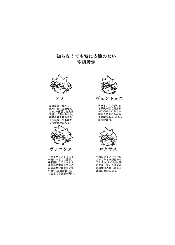 空組捏造設定漫画