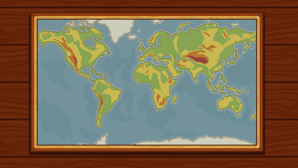 Pixel Old World Map