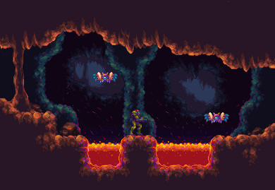 Metroid 2 remake cave