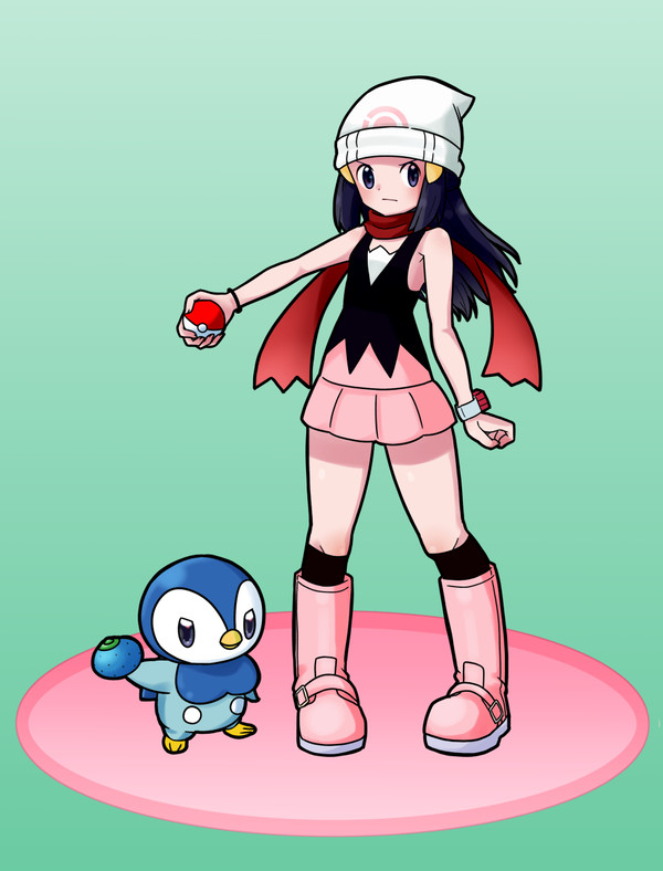 ヒカリとポッチャマ