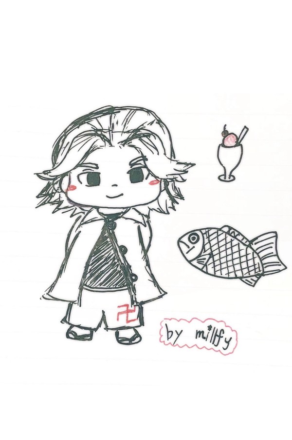 東リベ<手描き>佐野万次郎（マイキー）