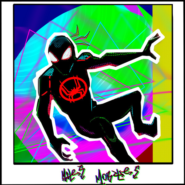 Miles Morales Sketch Fan - Art