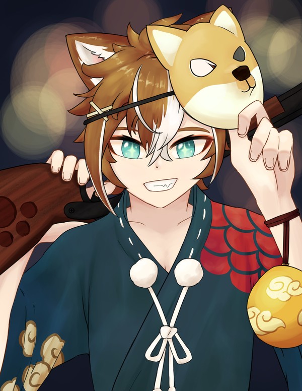 Gorou at a festival!