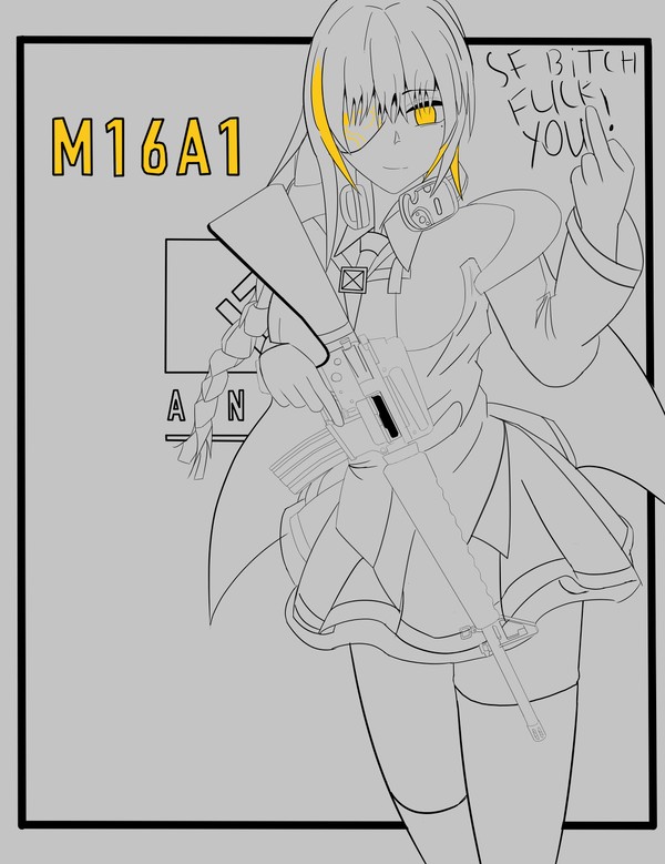 m16a1はsfに向かって優しい言葉を言います