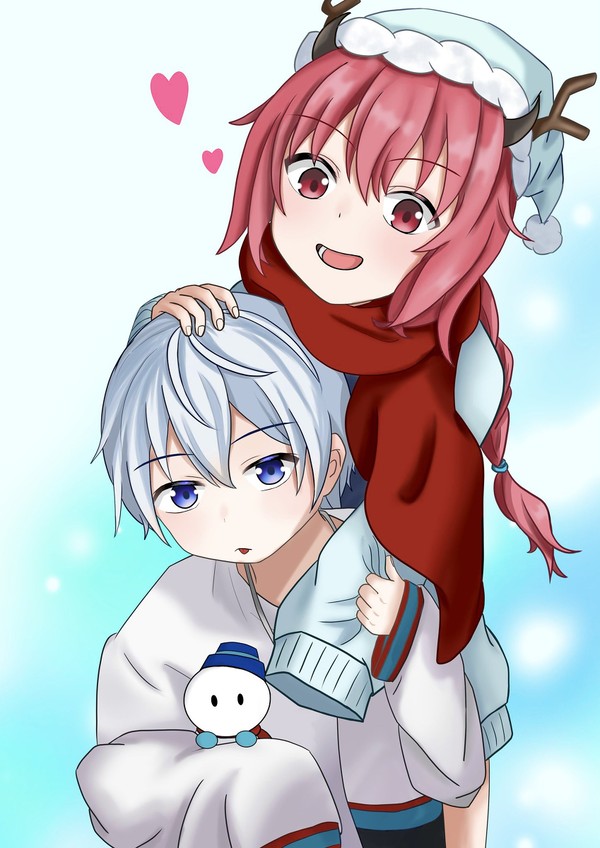 おらふくんとおら子ちゃん⛄️