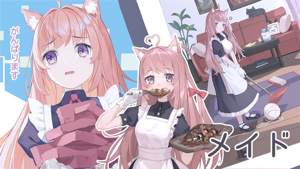 女仆少女