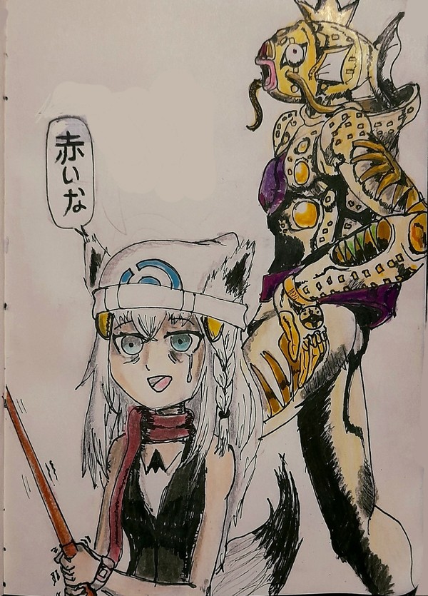 ふぶきさん頑張って (Colored)