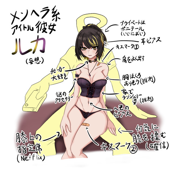 メンヘラ系アイドル彼女ルカ