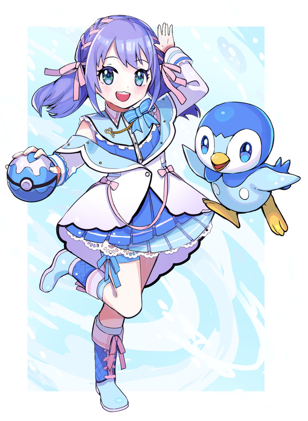 【ポケモン】ちーちゃんとポッチャマ🎀💙【にじさんじ】