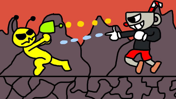 Alien Hominid Vs Cuphead