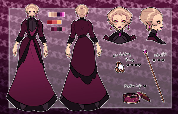 Rich elf woman