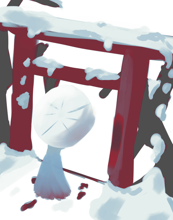 Stained white