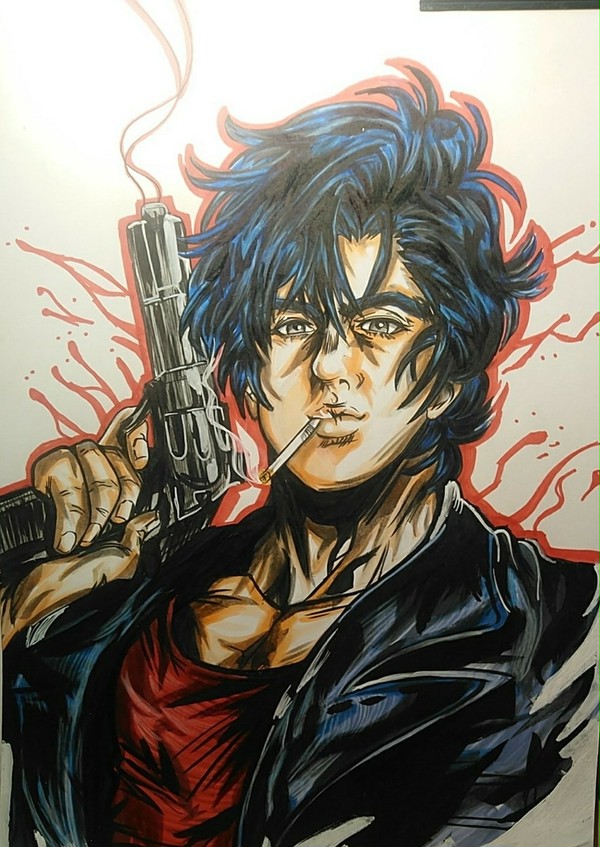 my fanart ryo saeba