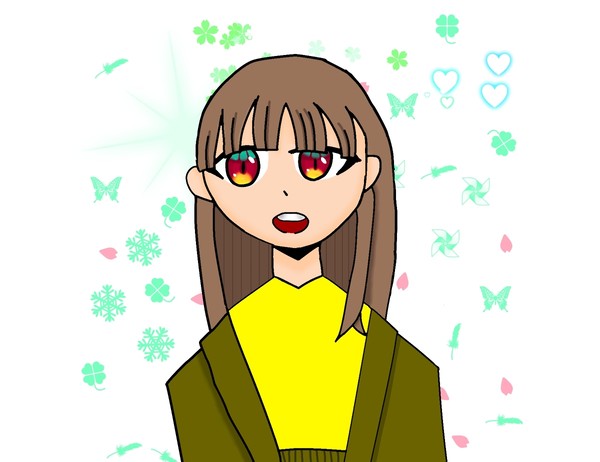 頑張って描いた女の子！