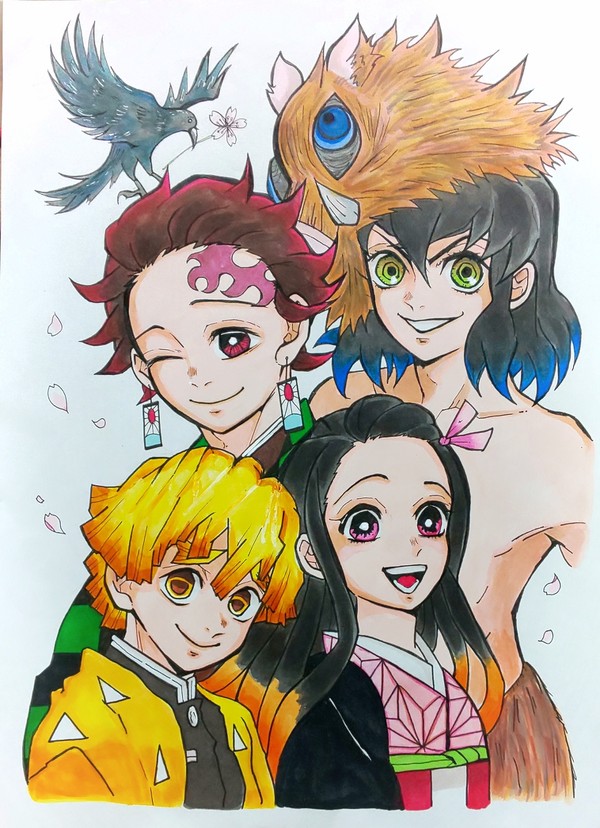 鬼滅の4人組