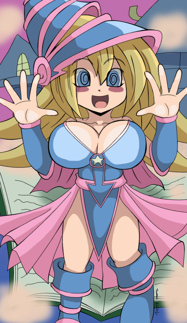 Comm - Toon Dark Magician Girl