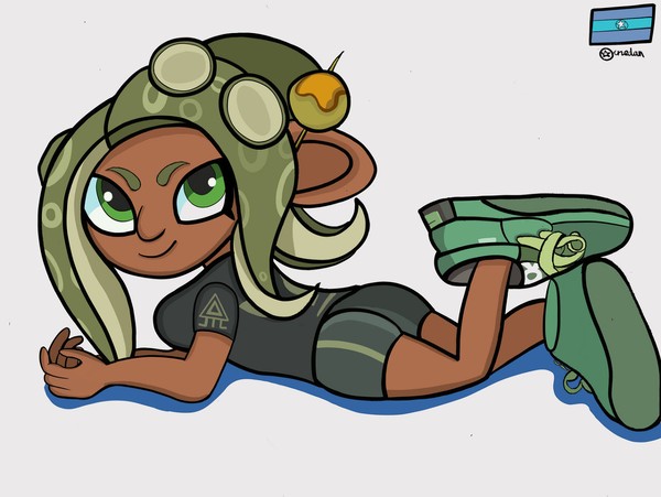 A relaxed octoling