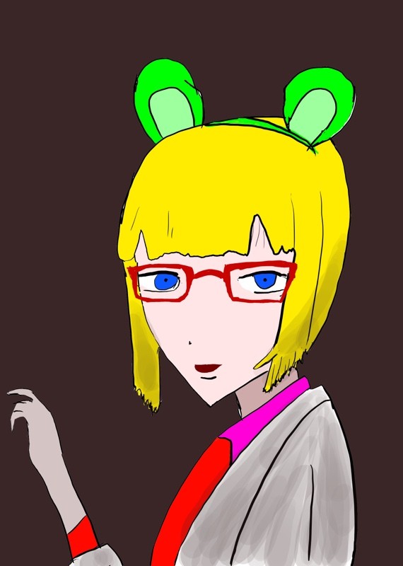 空中ブランコ 伊良部一郎 模写