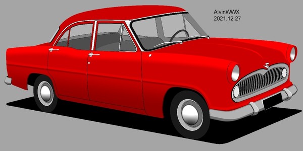 Simca Vedette & Shanghai SH760A
