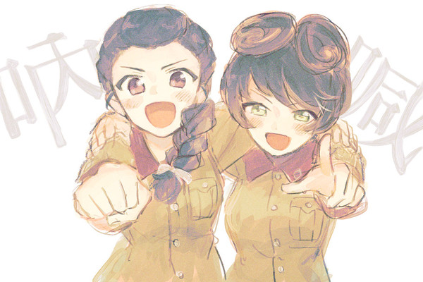 2021ガルパンの落書き