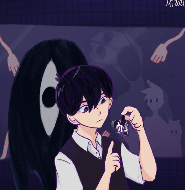 後ろに...