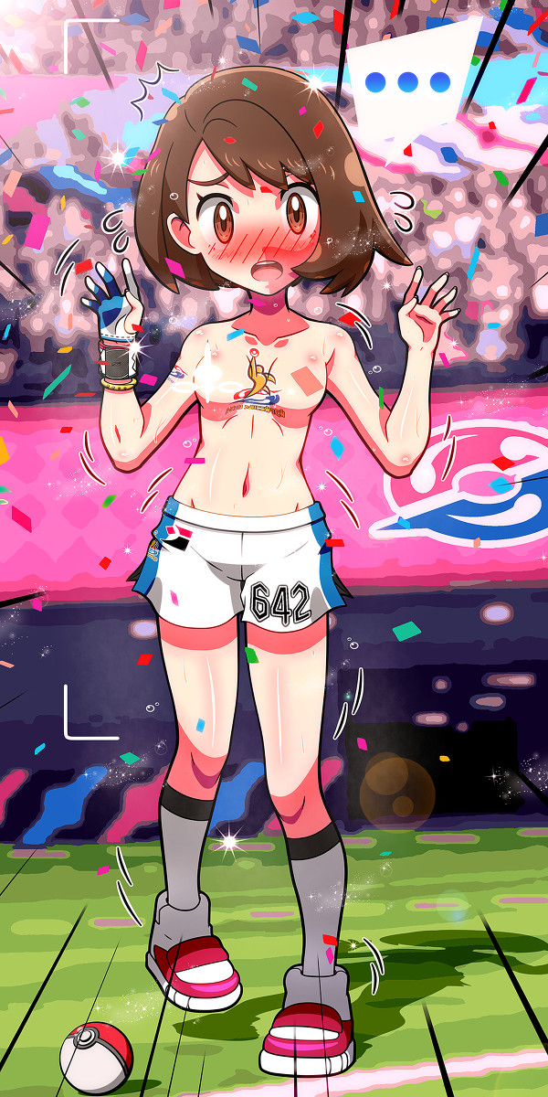 裸スポーツパンツ姿で健康面でユウリに！