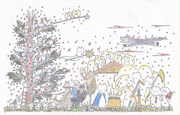 楽園猫シリーズ(番外)クリスマスおめでとうございます！