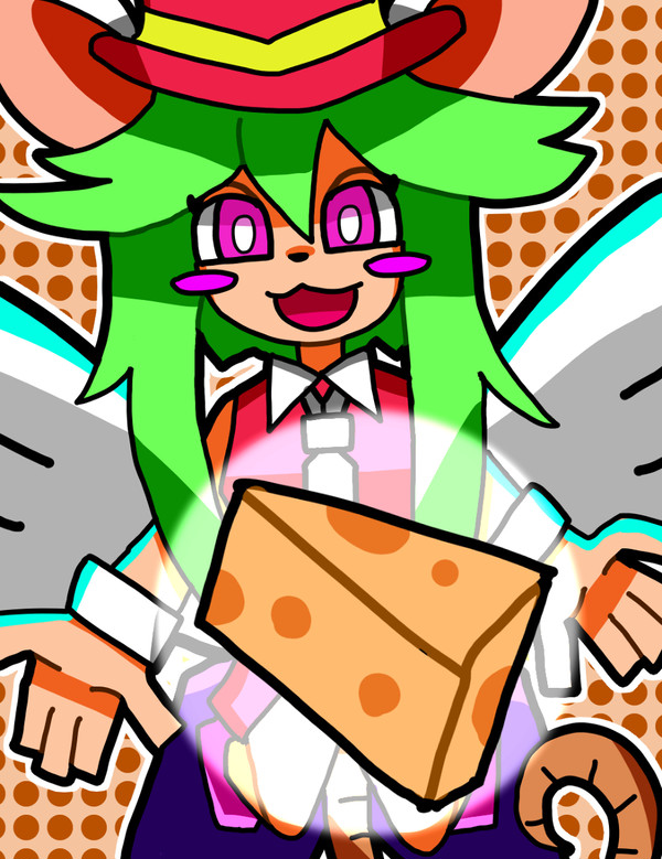 ハロー!お年玉は美味しいチーズよ!