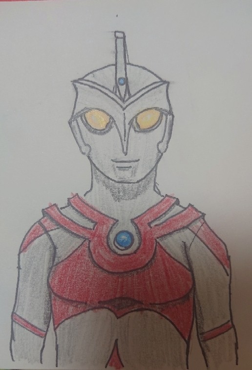 ウルトラマンエース描いてみた