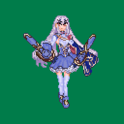 ドット絵練習：【FGO】メリュジーヌ