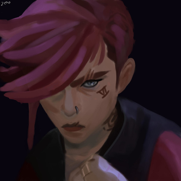 Vi-Arcane fanart by zero.