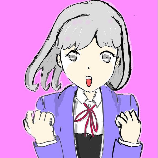 頑張っちゃうよのポーズ