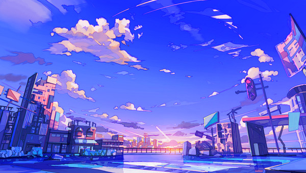 夜明け