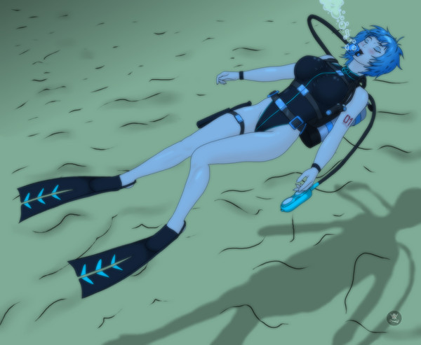Miku - Scuba relaxing