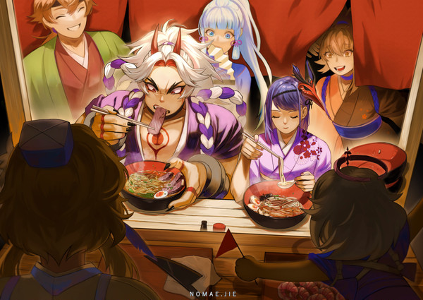 Itto & Sara eating contest