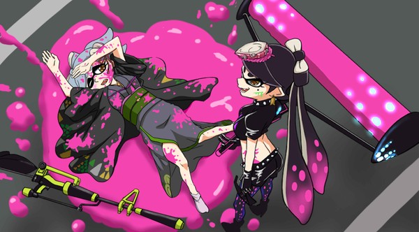 アオリちゃんとホタルちゃん