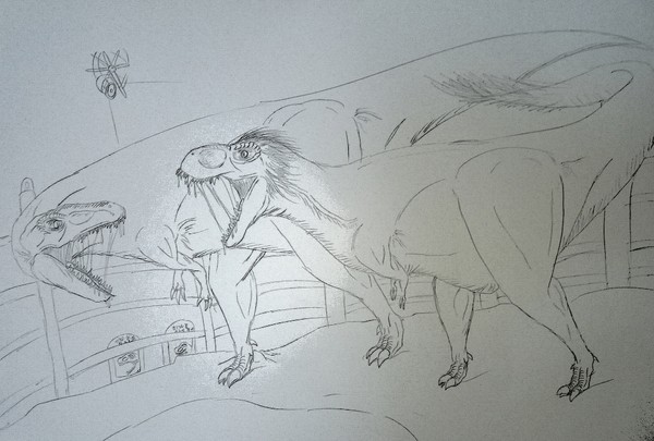 Rex vs Giganotosaurus