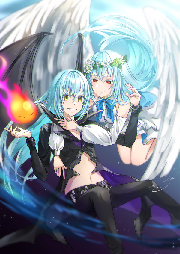 悪魔なリムル様と天使なシエルさん