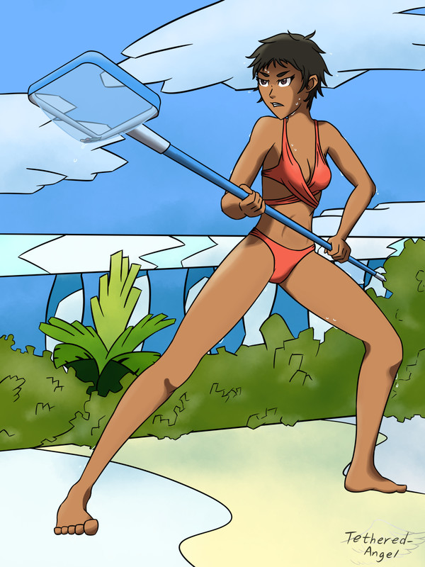 Abby Jones Poolside Defense