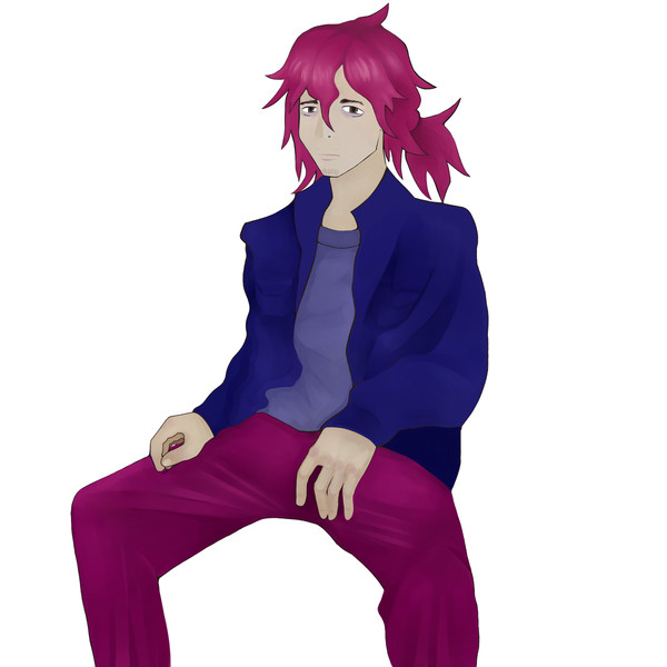 Sitting man