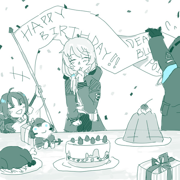 Happy Birthday. Blue Poison.