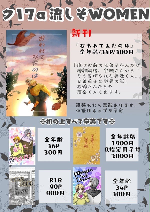 【20220123】おしながき