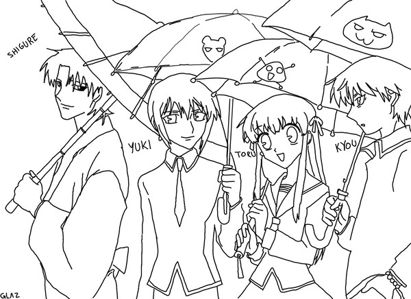 Kyou Shigure, Yuki and Tohru